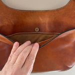 Patricia Nash Leather London Cognac Brown Saddle Bag Crossbody Satchel Photo 5