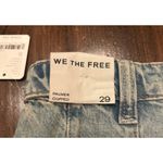 Free People  Palmer Cuffed Boyfriend‎ Cotton Blue Denim Jeans Women's Size 29 Photo 12