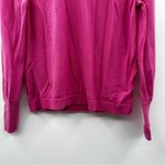 J.Crew Pink 100% Merino Wool Long Sleeve Pullover Sweater Size M Photo 2
