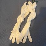 Ralph Lauren Off White Long Knot Gloves NWT Photo 0