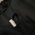 Shirred Bandeau Bikini Swimsuit Black Photo 3