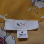 Mine Yellow Floral Blouse Size Small Photo 3