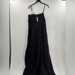 J.Crew  Smocked maxi dress in cotton voile black Photo 3