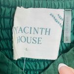 Hyacinth House emerald green puff sleeve Sasha mini dress. Size Large Photo 7