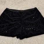 Mimi Chica Sparkly Black Shorts Size M Photo 0