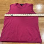 Lands' End Lands’End women’s pink crew neck sleeveless sweater size small (6/8) . Photo 4