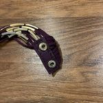 EXPRESS 2/$15❤️❤️Purple & gold leather boho bracelet Photo 3