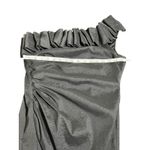 Holiday Party Dress Black One Shoulder Ruffle Cocktail Parties‎ LBD Size 14 Photo 5