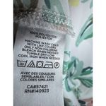 Loft Multicolor Floral Flutter V-Neck Short Sleeve Blouse Women's SZ LARGE Photo 4