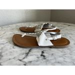 Indigo rd. Thong Sandals Size 7.5 White Silver Photo 3