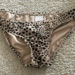 Target Xhilaration Tan and Black Animal Print Bikini Bottoms Photo 0