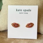 Kate Spade New! Hit the Town Lip Stud Earrings Photo 1