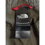 The North Face  Olive Green Shorts‎ Size 6 Pockets Zip/Tie Logo Nylon Photo 4