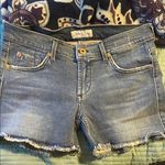 James Jeans NWOT  Blue Distressed Cut Off Jean Shorts 26 Skinny Venice Western Photo 0