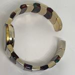 Vintage Xanadu women’s quartz analog watch 24mm case mop dial cuff bracelet runs Photo 6