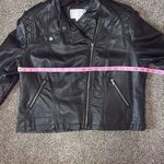 Xhilaration Black Leather Jacket Photo 9