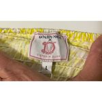 NWT Kathleen Maeve X Victoria Dunn Women Sundress Smocked Top Beachy Lemons sz L Yellow Size L Photo 4