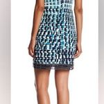 Carmen Marc Valvo  Dress Sleeveless Jade Beaded Cloque Sheath Wool‎  Size 18 Photo 1