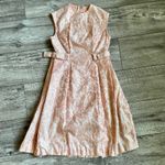 VINTAGE 1960s pink brocade babydoll dress Size 0P Photo 9
