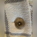 Outerknown Blanket Shirt Jacket Shacket in Yellow and Gray Plaid Photo 2