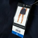 Eddie Bauer NEW Tulip Hem Skort Navy Blue Athleisure Vacation Travel Large Skirt Photo 9