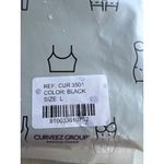 Brand New Curveez Women's Large Black Incredibly Shaping Cami Top Shapewear Photo 3