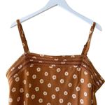 Market & Spruce  Linen Blend Adjustable Straps Bohemian Mustard Brown XXL #1881 Photo 1