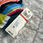 Anne cole Women's Multi Color Colorblocked Stripe Tie Halter Swimsuit Top XS Photo 5