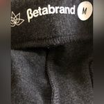 Betabrand Slim SOHO Joggers M Charcoal Gray Pull On Belt Loops Stretch Knit Yoga Photo 4