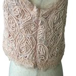 Sans Souci  crop lace top with side zipper Photo 9