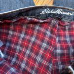 Eddie Bauer Women's Flannel Lined Jeans Size 14 Relaxed Fit Boyfriend Mid Rise Photo 3