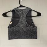 Lululemon Ebb to Train Bra *Medium Support C/D Cup Black/Rhino Grey Size 4 Photo 4