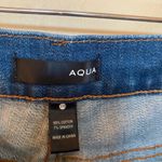 AQUA  jean shorts with embroidery Sz.28 Photo 2
