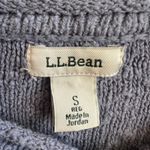 L.L.Bean Midweight Cotton Slub Sweater Bundle Lot Classic Minimalist Blue Small Photo 2