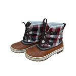 Sorel  Tivoli Plaid Waterproof fleece lined women’s Boots. Size 6 Photo 2