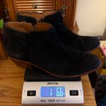 Sam Edelman Petty Distressed Black Suede Ankle Booties Shoes Women’s Size 39 EU Photo 13