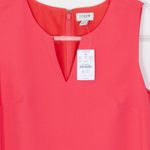 J.Crew  Pink Classic Suiting Shift‎ Dress Womens Size 0 NWT Photo 2