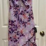 Lulus  Sammi Lavender Floral Print Ruffled Surplice Maxi Dress Romantic NWT XS Photo 0