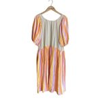 Stine Goya Amelia Dress Woven Stripe Orange Photo 0