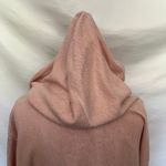 Billabong Crop Hoodie Women Top Sz Small Blush Pink Fleecy Drawstring Athleisure Photo 7