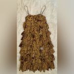 Ulla Johnson NWOT Avery tires Midi Gown in Amber Sz 4 Photo 3