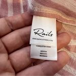 Rails  Morgan Rose Stripe Linen shirt sz M Photo 5