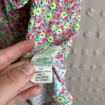 Lilly Pulitzer  Floral Belted Short Sleeve‎ Tunic Dress Sz S Pink Green Photo 4