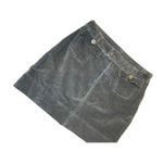 Patagonia Women 4 Corduroy Mini Skirt Grey Organic Cotton Retro 90s Vintage Photo 3