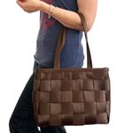 Harveys Brown Woven Seatbelt Large Tote Bag Handbag Photo 1