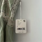 Free People NWT  Green Cottagecore Fairycore Lace Coquette Mini Dress Size S Photo 3