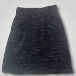 H&M Black & White Tweed Skirt Photo 0