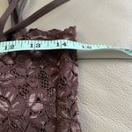 Y2k Lace Brown Bra Built In Stretchy Cami Photo 6