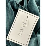 1. STATE Green Tiered Velvet Babydoll Dress Dark Green Size M Medium NWT!! Photo 4