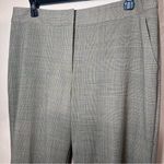 St. John Emma Trousers Dress Pants Sz 10 Career Truffle Brown Plaid NEW Slacks Photo 5